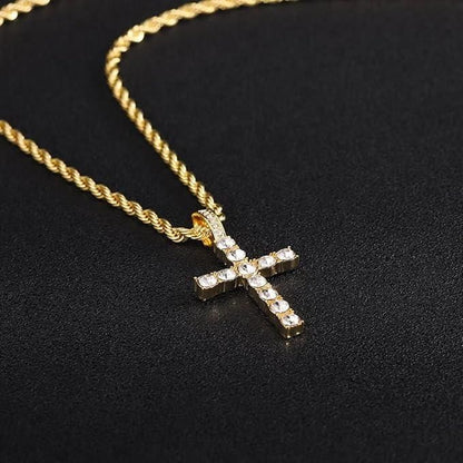 Men's Cross Pendant With Chain