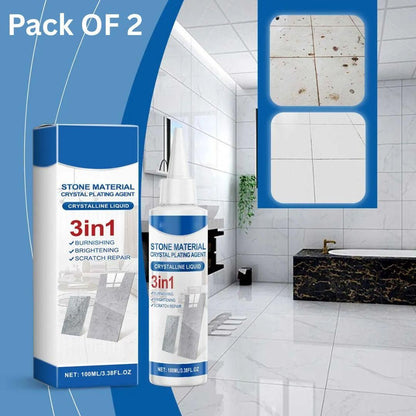 Stone Material Crystal Plating Agent 100Ml (Pack of 2)