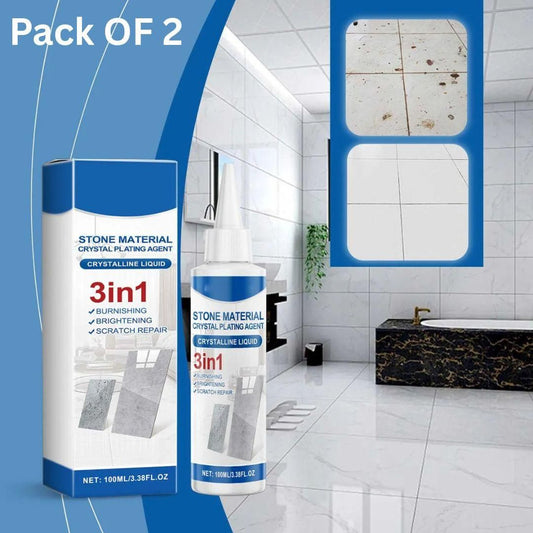 Stone Material Crystal Plating Agent 100Ml (Pack of 2)